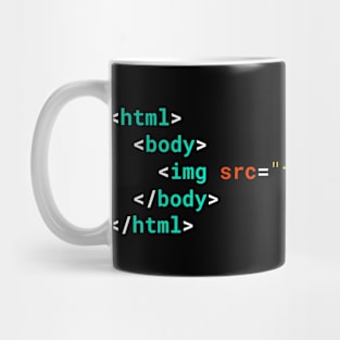 HTML Funny Shirt Mug